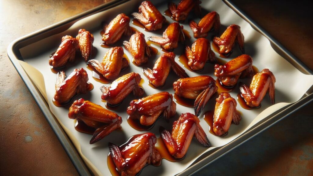 Recept på krispiga kycklingvingar med honung och soja