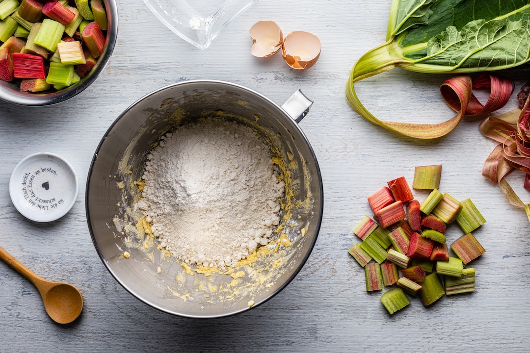 Recept på rabarbermarmelad illustration