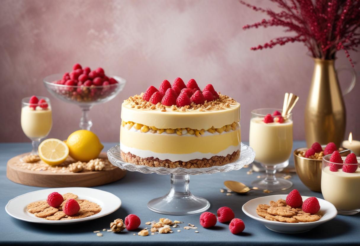 Enkel och lyxig nyårs dessert för alla smaker illustration