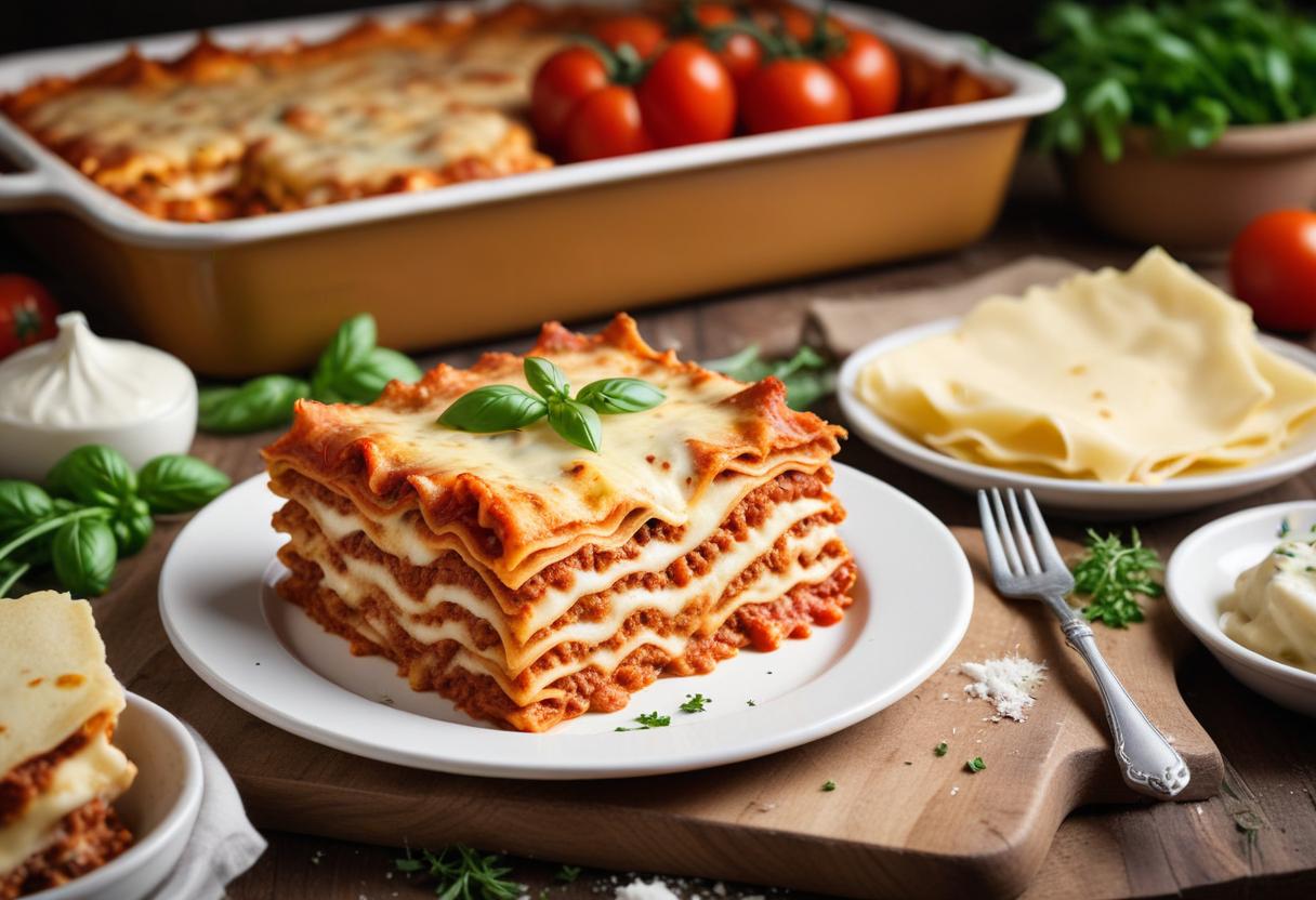 Underbara lasagneidéer för hela familjen illustration